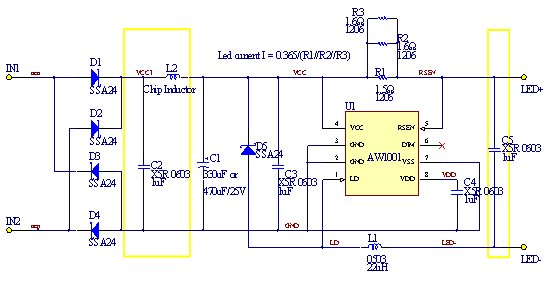 AW1001 for MR16 5W